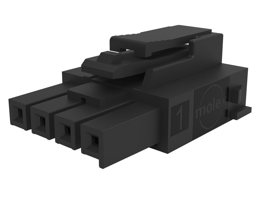 Molex Female Crimp Connector Housing, 3.5mm Pitch, 5 Way, 1 Row