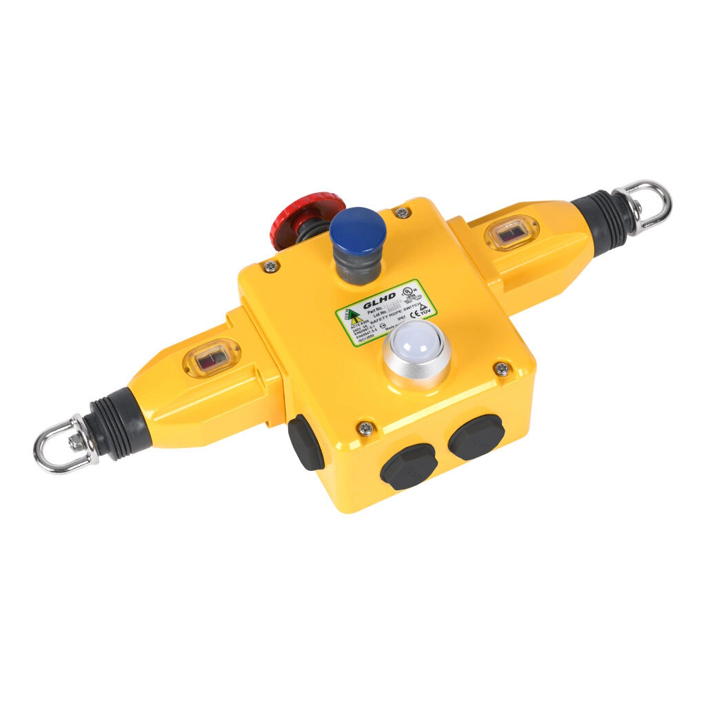 IDEM GLHD Rope Pull Switch, 4NC/2NO, Horizontal, Vertical