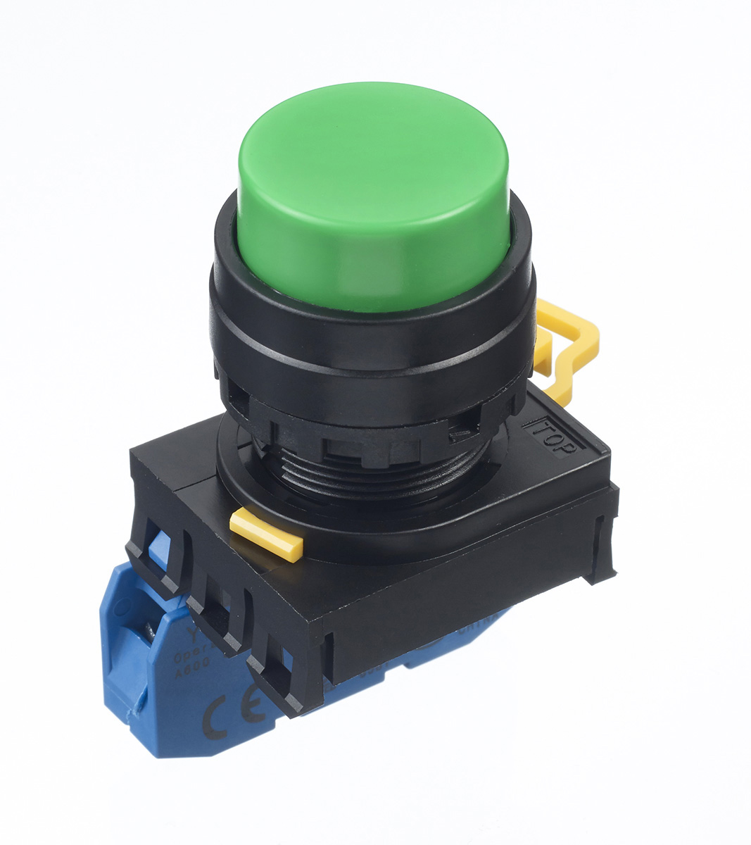 Idec YW Series Push Button Complete Unit, Panel Mount, 22mm Cutout, SPST, IP65