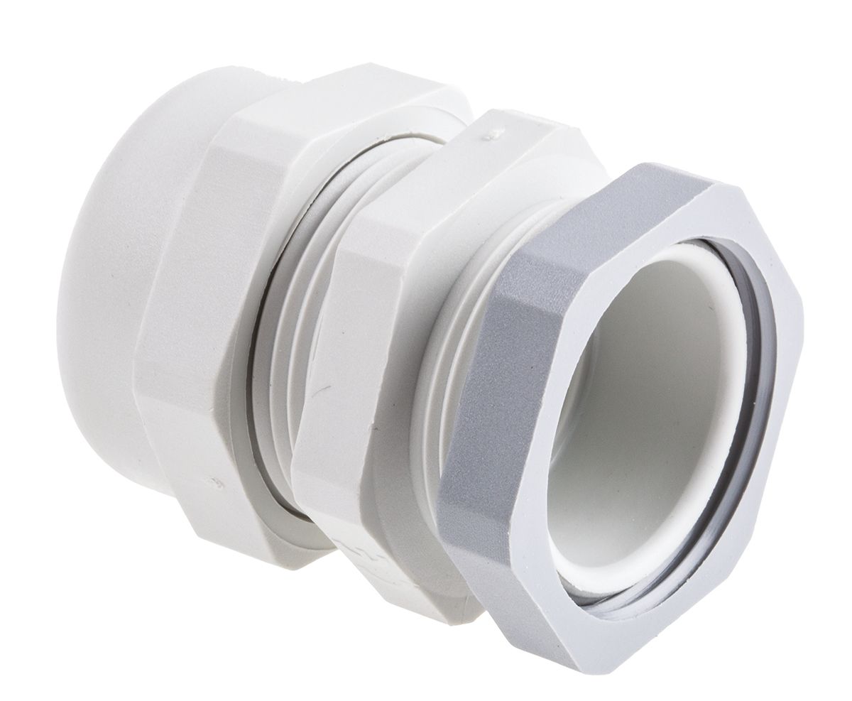 SIB WADI-TEC Series Grey PA 6 Cable Gland, PG21 Thread, 11.5mm min., 18mm max., IP68