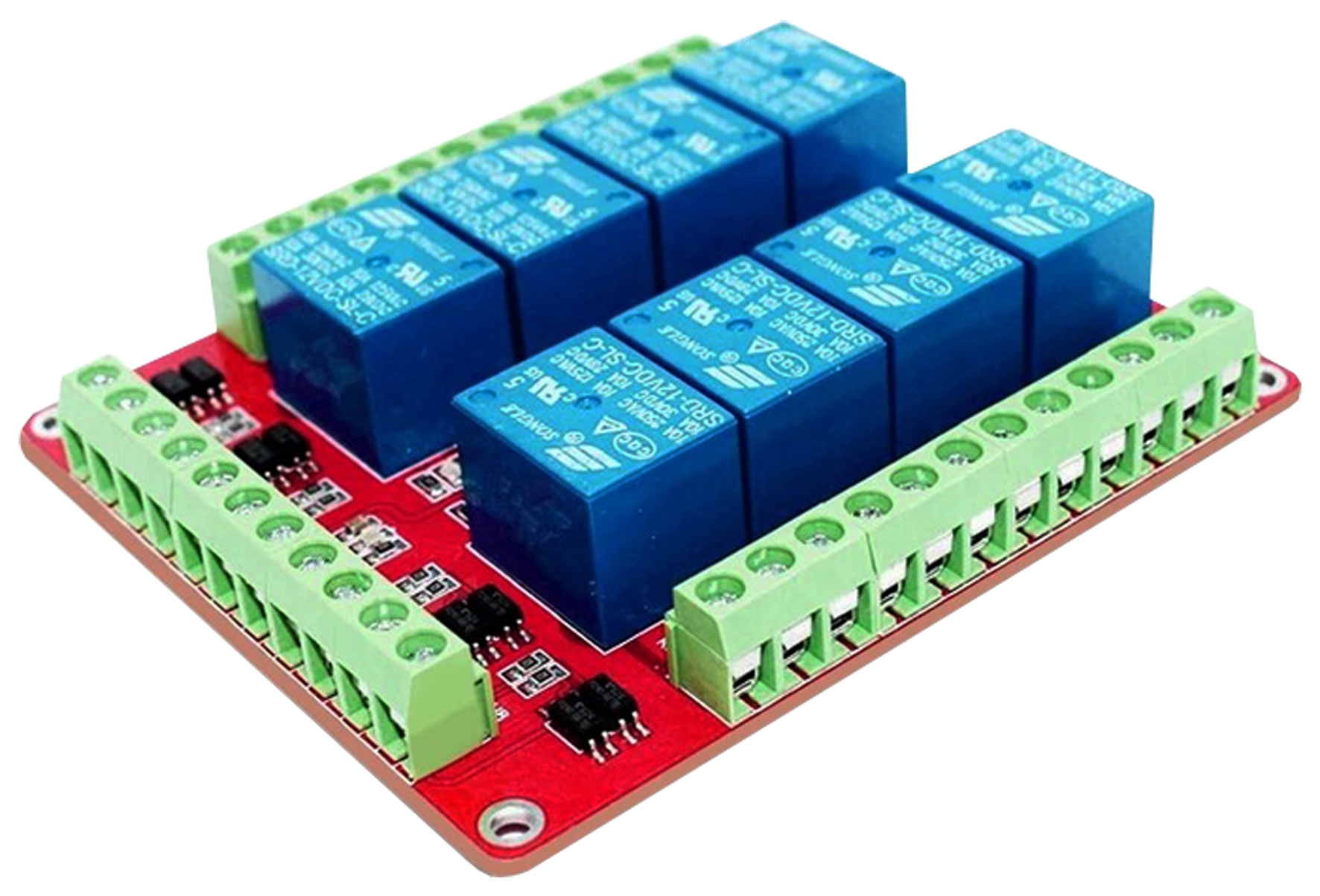 Seeit HLE-RELAY08-5V Relay Control Card Module for Arduino, AVR, PIC, Raspberry Pi, TTL HLE-RELAY08-5V