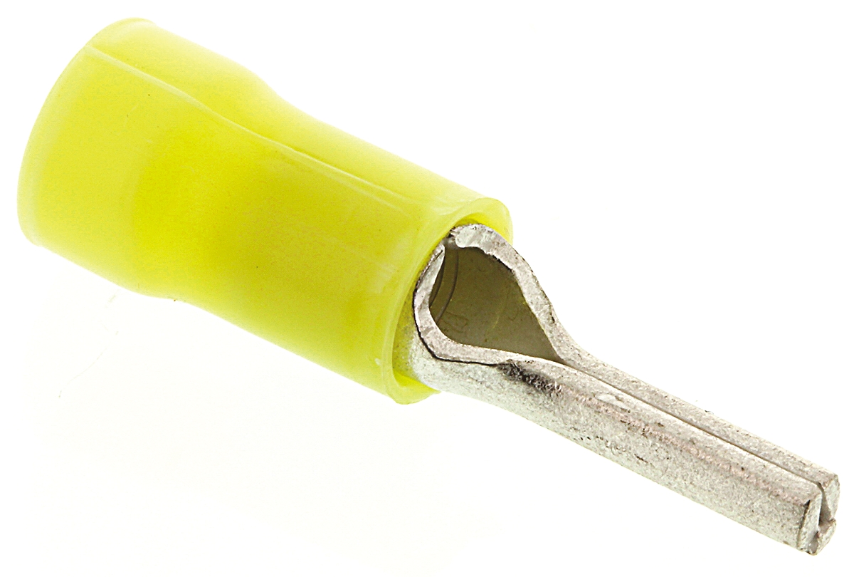 TE Connectivity, PLASTI-GRIP Insulated, Tin Crimp Pin Connector, 2.6mm² to 6.6mm², 12AWG to 10AWG, 2.5mm Pin Diameter,