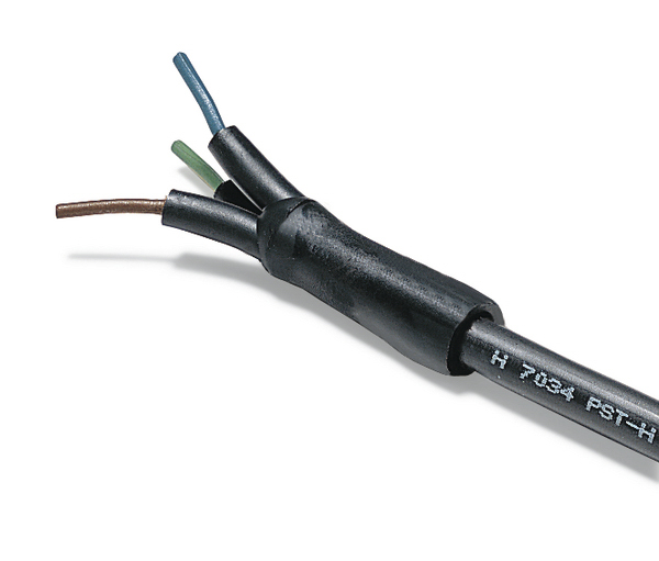 HellermannTyton Heat Shrink Tubing, Black 12.7mm Sleeve Dia. x 25m Length 2:1 Ratio, PST-H Series