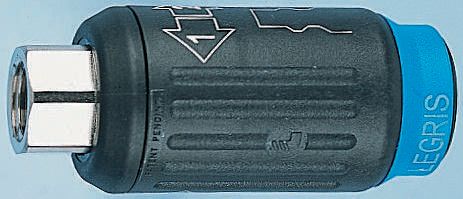 Legris Reinforced Polymer Female Pneumatic Quick Connect Coupling, G 1/2 Female Threaded