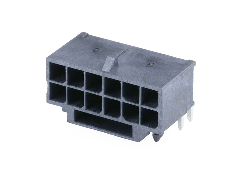 Molex 219116 Series Right Angle Through Hole PCB Header, 16 Contact(s), 3 mm Pitch, 2 Row, Shrouded