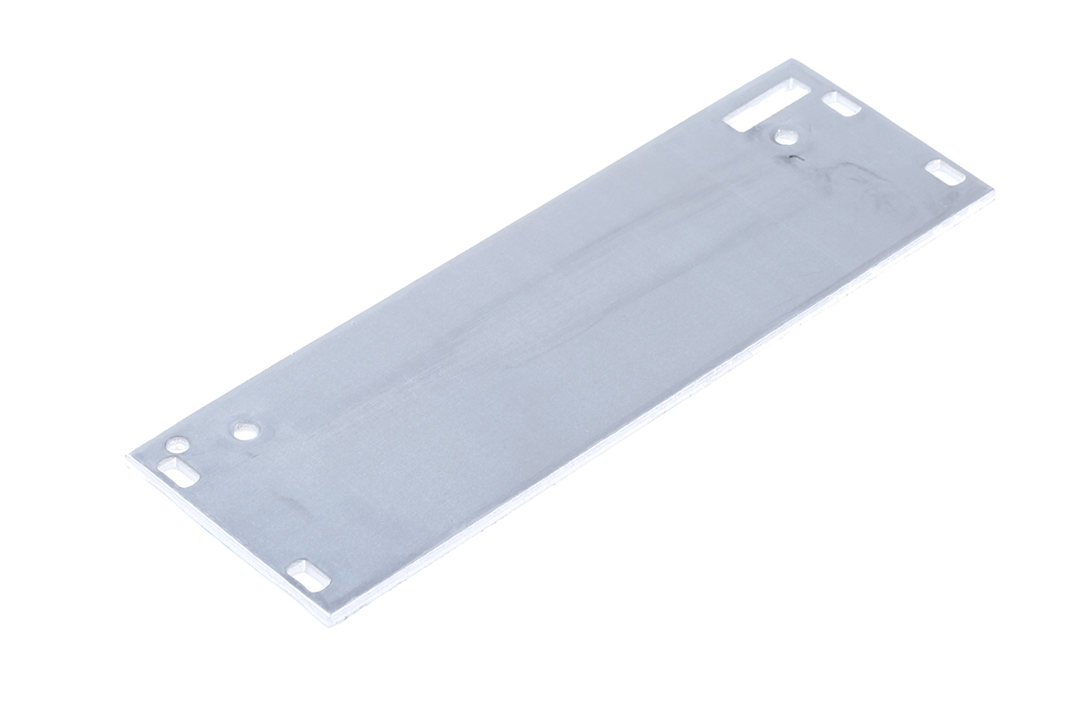 nVent SCHROFF Grey Aluminium, 3U, 8HP
