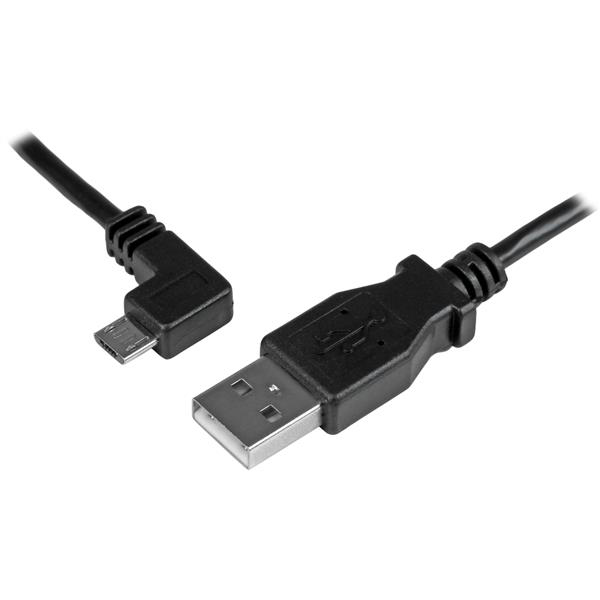 StarTech.com USB 2.0, Male USB A to Male Micro USB B, 480Mbps, 2m