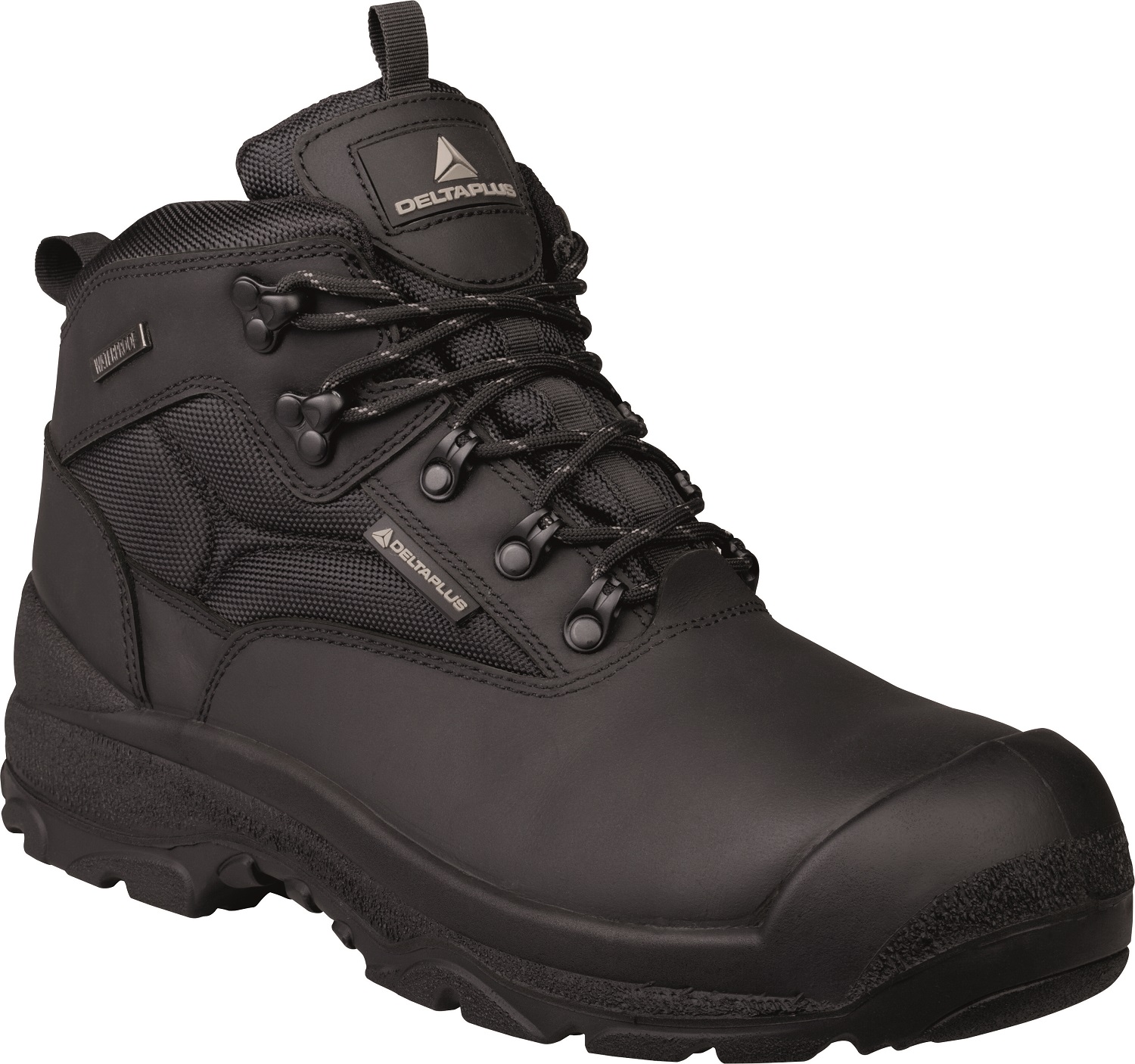 Delta Plus SAMYS Black Steel Toe Capped Men's Safety Boots, UK 8, EU 42
