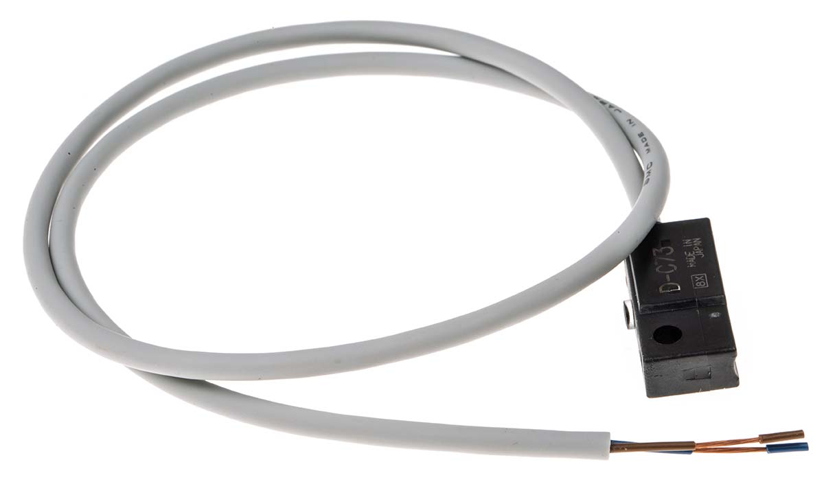 SMC Reed Auto Switch Electric Actuator Switch, D-C7 Series, 24 V dc, 100 V dc, with LED indicator