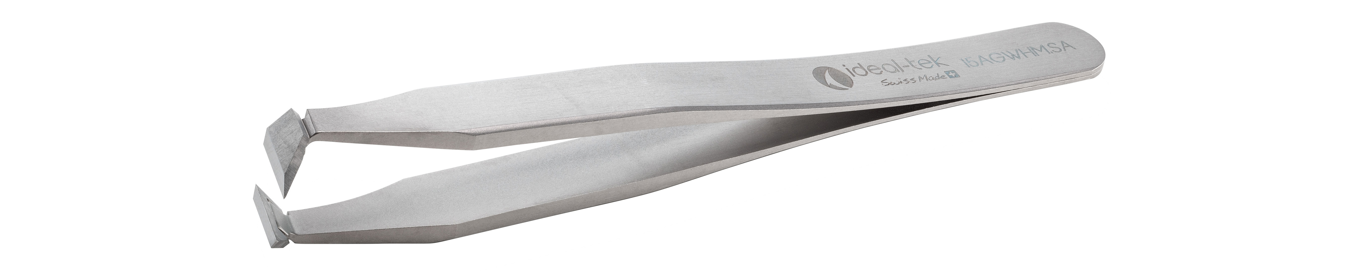 ideal-tek 115 mm, Carbon Steel, Bent, Tweezers