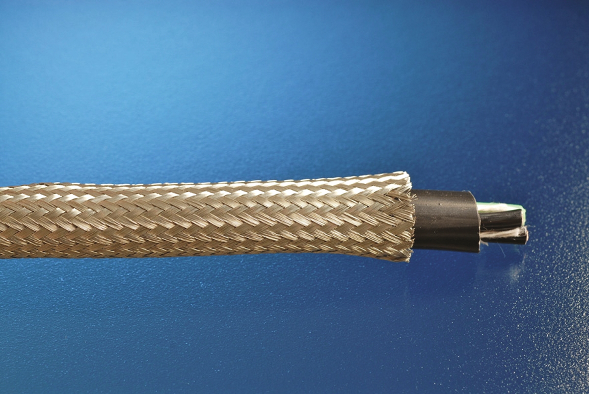 Alpha Wire Expandable Braided Tinned Copper Silver Cable Sleeve, 9.53mm Diameter, 30m Length, FIT Wire Management Series