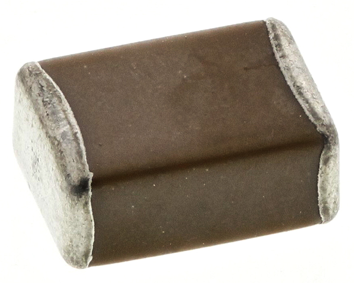 KEMET 1μF Multilayer Ceramic Capacitor MLCC, 100V dc V, ±10% , SMD
