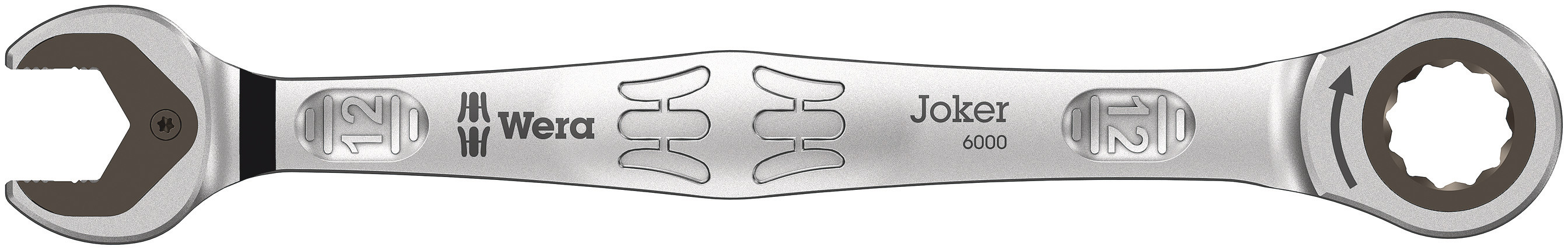 Wera Joker Series Combination Ratchet Spanner, 12mm, Metric, Double Ended, 171 mm Overall