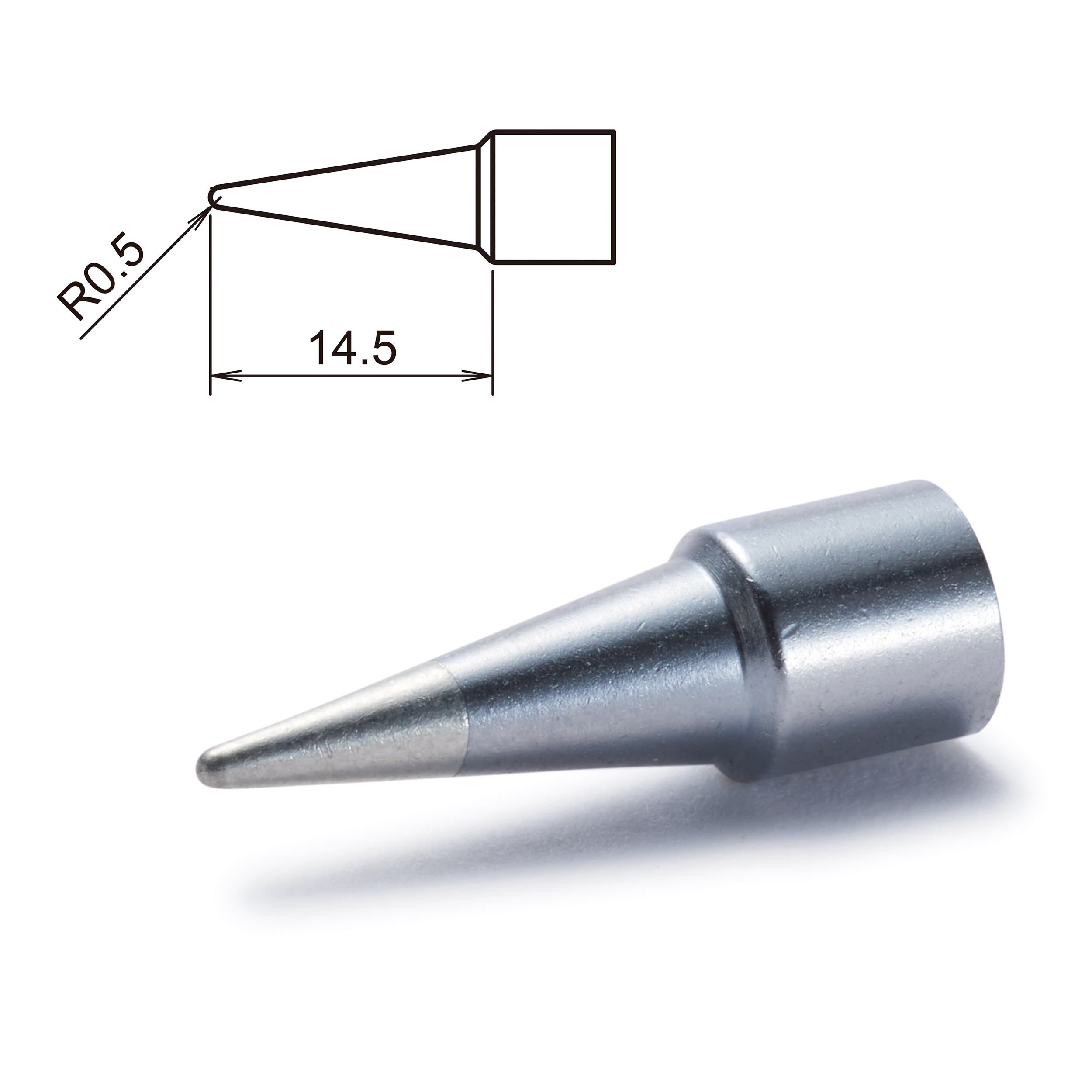 Hakko T32-B 0.5 mm Conical Soldering Iron Tip for use with FX-8806