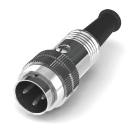 RS PRO 3 Pole M16 Din, 4A, 100 V IP40, Screw Lock, Male, Cable Mount