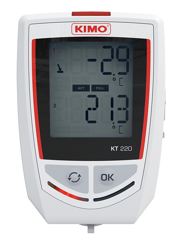 KIMO KT220-O Temperature & Humidity Temperature Monitor, USB, 3 Input Channel(s)