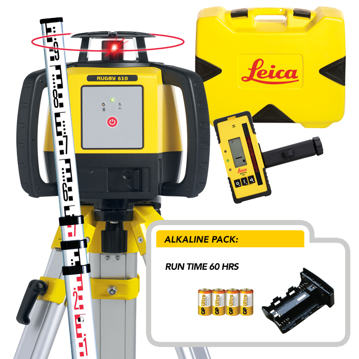 Leica Rugby 610 635nm Rotary Laser