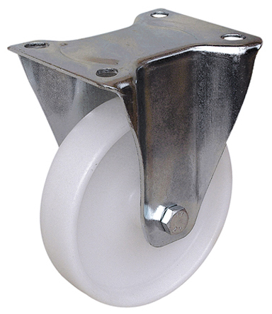 Guitel Hervieu Fixed Castor Wheel, 175kg Capacity, 150mm Wheel
