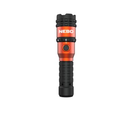 NEBO LED Torch Black - Rechargeable 750 lumens, 160 mm