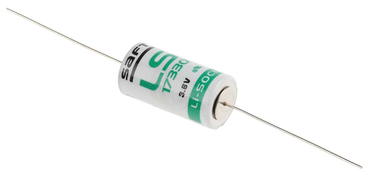 Saft Lithium Thionyl Chloride 3.6V, 2/3 A Battery