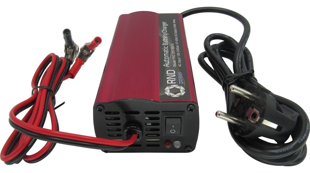RND RND 305-00013 Battery Charger For Lead Acid 24 V 1 Cell with DE Type F (CEE 7/4) Plug plug