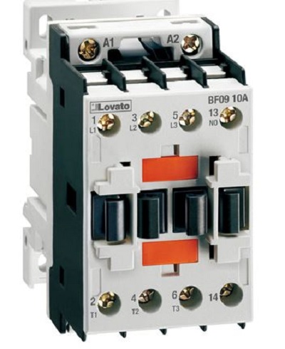 Lovato Contactor, 24 V Coil, 3-Pole, 12 A, 5 kW 24 V, 1 NC