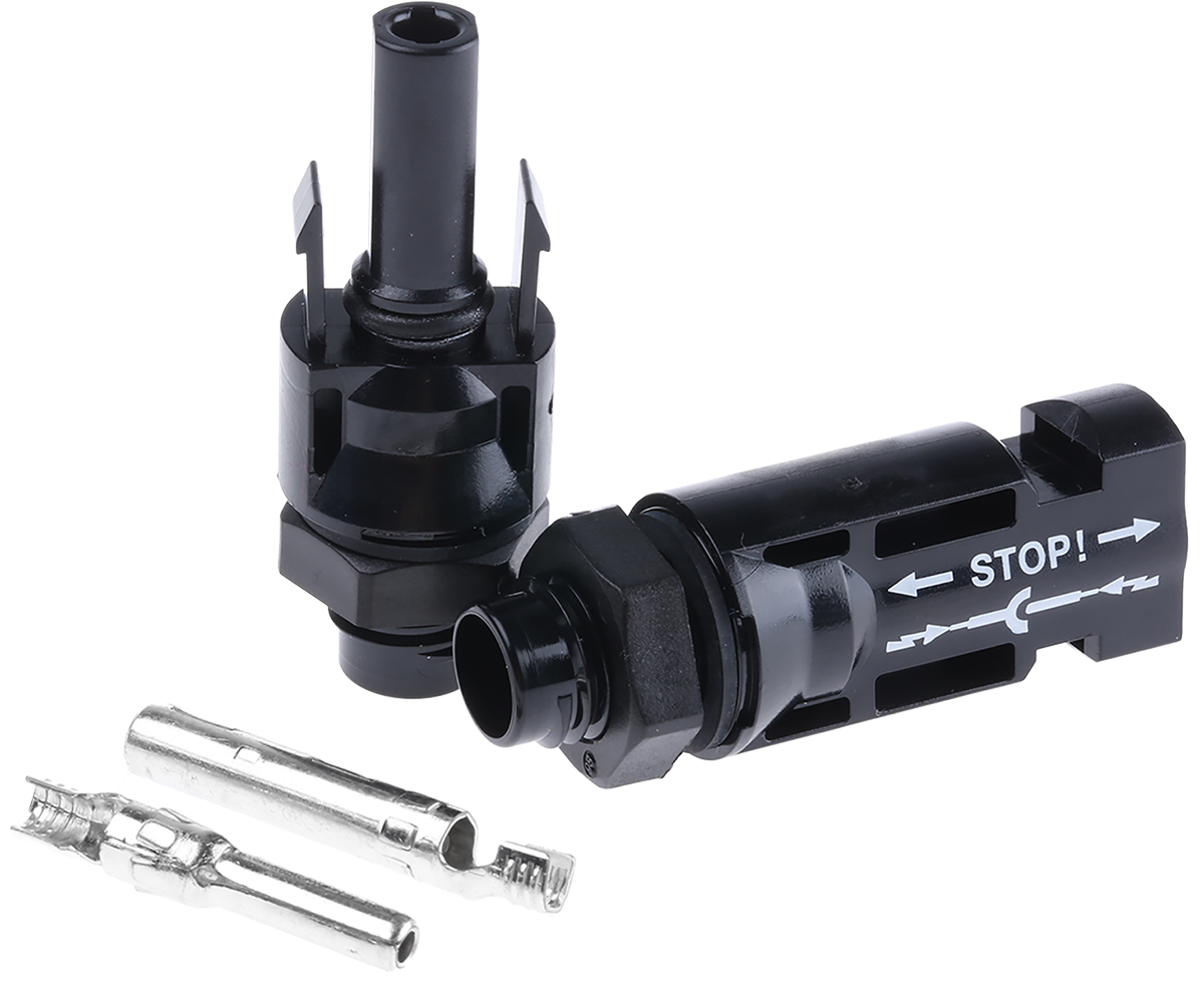 Staubli Female, Male, Panel Mount MC4 Connector, Cable CSA, 1.5 → 2.5mm², Rated At 17A, 1 kV M12