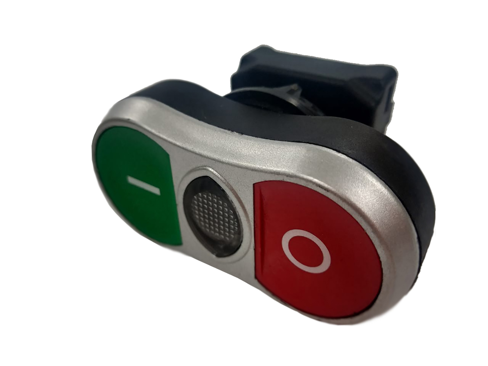RS PRO Green, Red Spring Return Push Button Head, 22mm Cutout, IP65