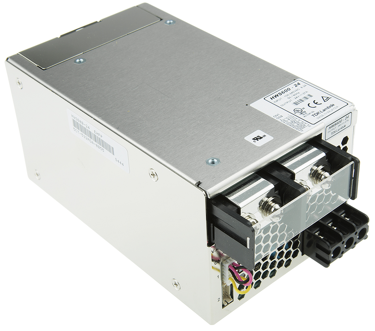 TDK-Lambda Switching Power Supply, HWS600-24, 24V dc, 27A, 648W, 1 Output, 120 → 330 V dc, 85 → 265 V ac