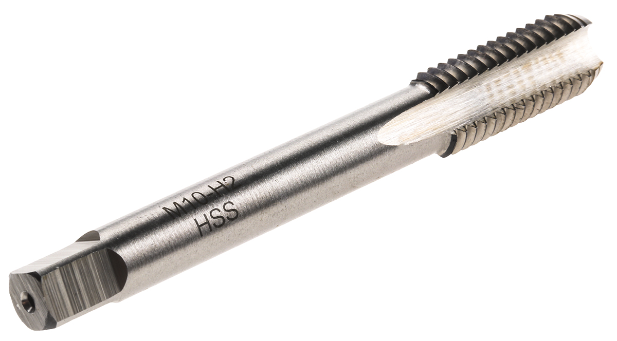 RS PRO Tap Set HSS 3-Piece 1.5mm Pitch Metric Standard Hand Tap M10 Thread
