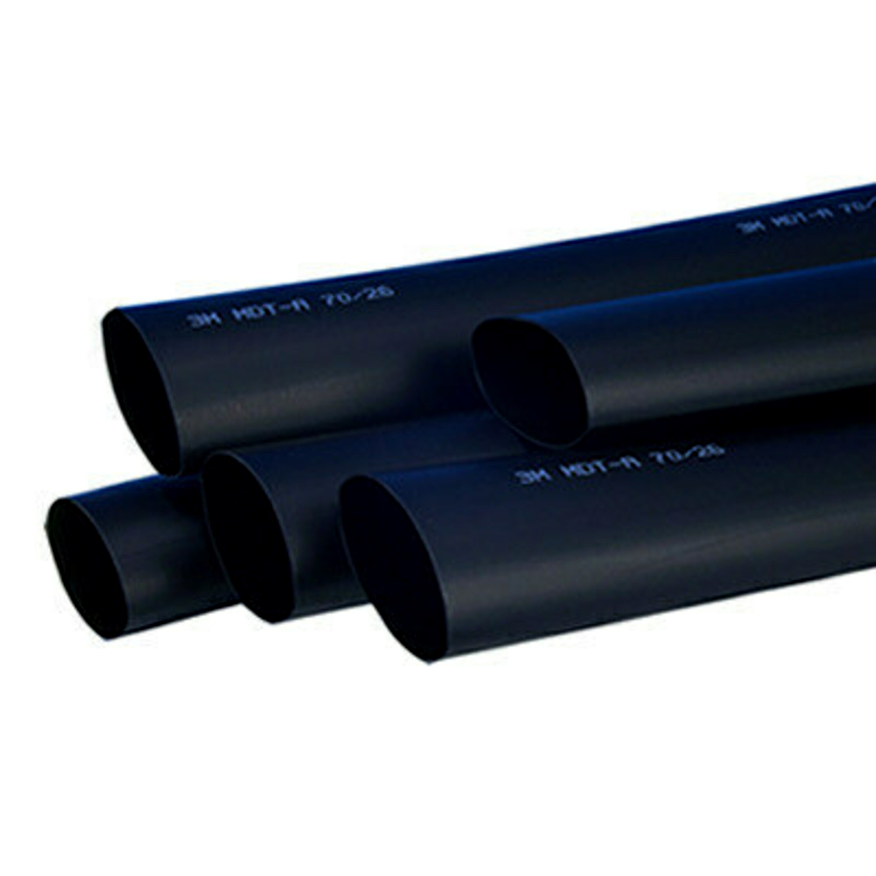 3M Adhesive Lined Heat Shrink Tubing, Black 4.8mm Sleeve Dia. x 10m Length 0.0840277777777778 Ratio, 7000099085 Series