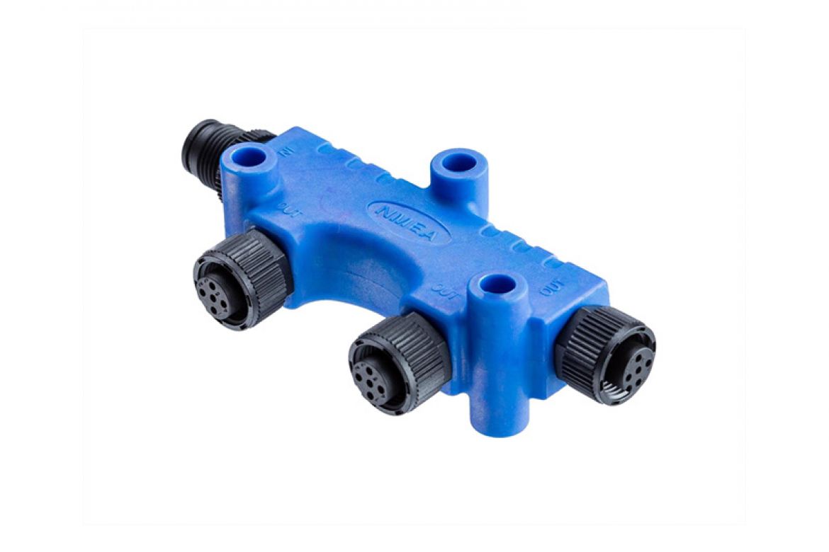 Amphenol Industrial Industrial Circular Connector, 5 Contacts, Threaded, Plug, Socket, Male/Female, IP68, NMEA 2000