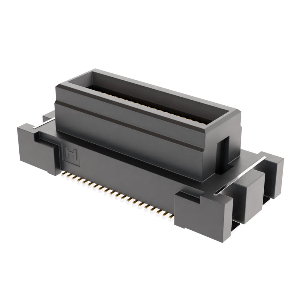 HARWIN FLECTO Series Vertical Surface PCB Header, 40 Contact(s), 0.5 mm Pitch, 2 Row, Shrouded