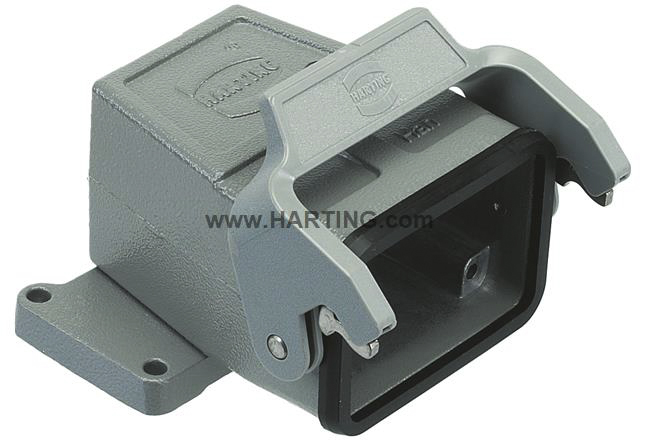 HARTING Han B Heavy Duty Power Connector Hood, M25 Thread, Top Entry
