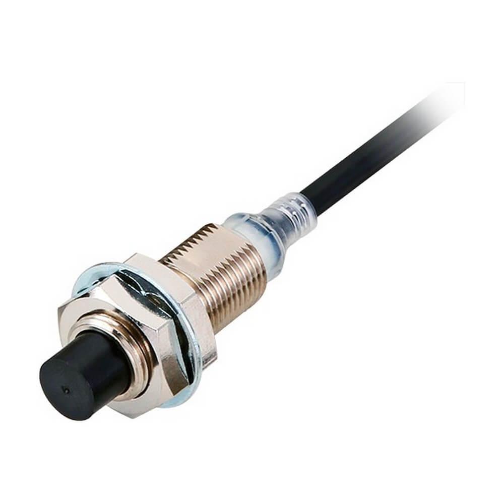 Omron Inductive Threaded Barrel Proximity Sensor, M12, 10 mm Detection, 2-Wire NO, 10 → 30 V dc