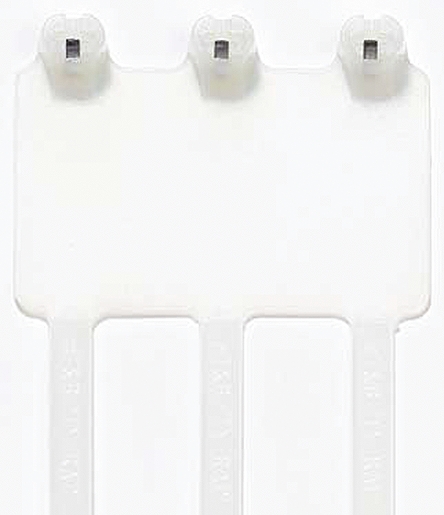 Thomas & Betts Cable Ties, 184.15mm x 4.83 mm, Natural Nylon, Pk-100