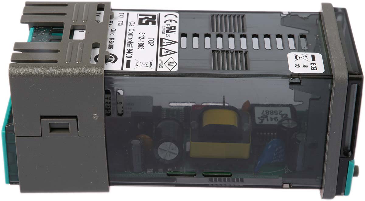 CAL 9400 PID Temperature Controller, 48 x 48 (1/16 DIN)mm, 2 Output Relay, SSD, 100 V ac, 240 V ac Supply Voltage
