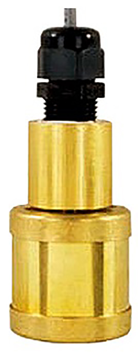 Gems Sensors LS-750 Series Vertical Brass Float Switch, Float, 7.62m Cable, SPST NC