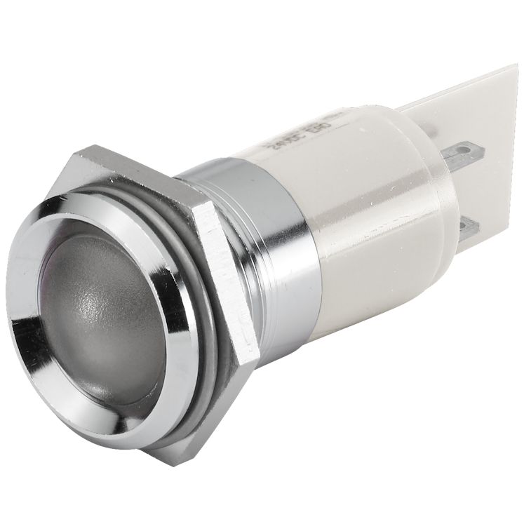 EAO 17-54 Series Green, Red, Yellow Panel Mount Indicator, 24, 22.3 Mounting Hole Size, Plug-In Termination, IP40, IP65