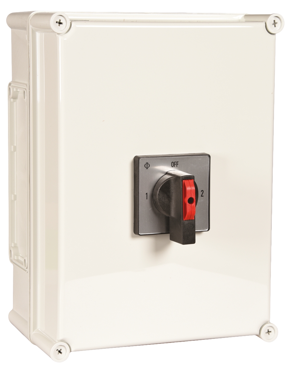 Kraus & Naimer 4P Pole Isolator Switch - 100A Maximum Current, 30kW Power Rating, IP66