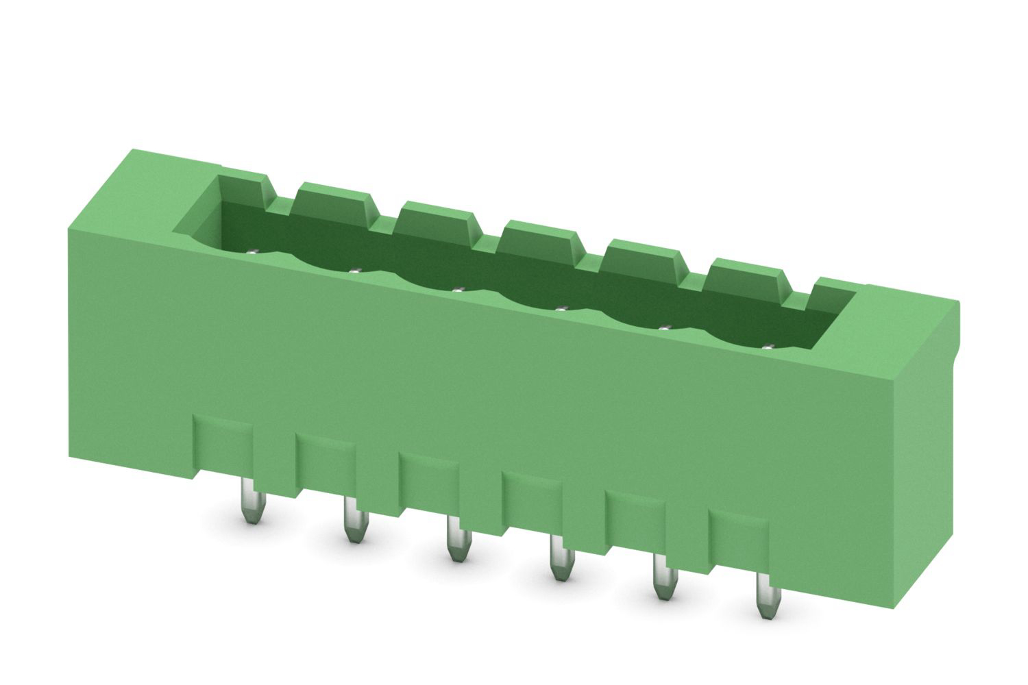 Phoenix Contact, 5.08mm Pitch, COMBICON Control, 6 Way, , Pluggable Terminal Block, Header, Through Hole, Screw