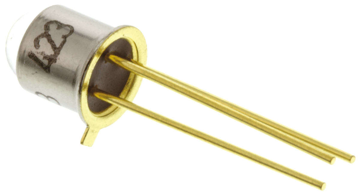 BPW77NB Vishay, 20 ° IR + Visible Light Phototransistor, Through Hole 3-Pin TO-18 package
