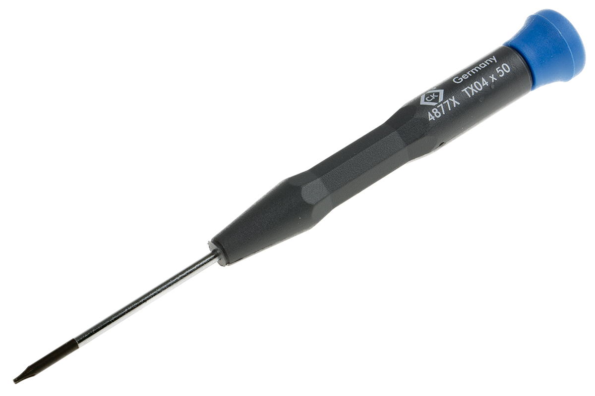 CK Torx Precision Screwdriver, T4 Tip, 50 mm Blade