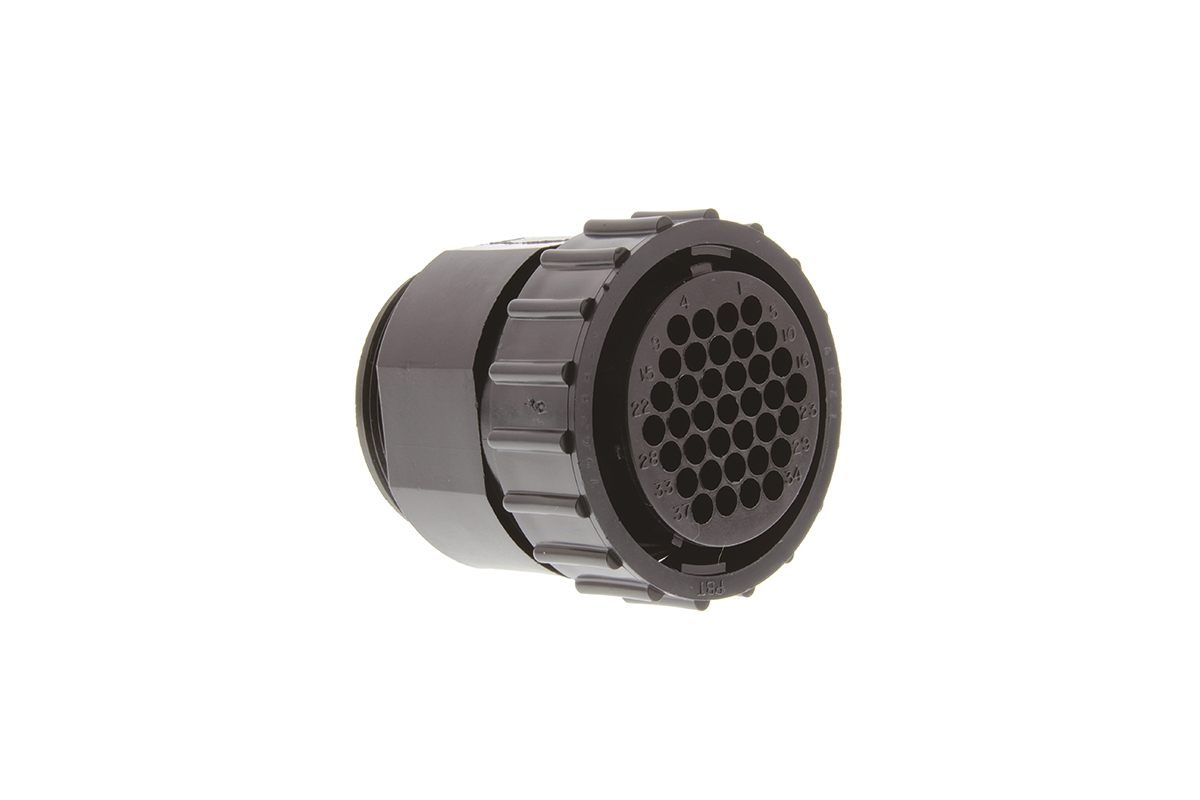 TE Connectivity Circular Connector, 37 Contacts, Cable, Standard Connector, Plug, Female, CPC Series