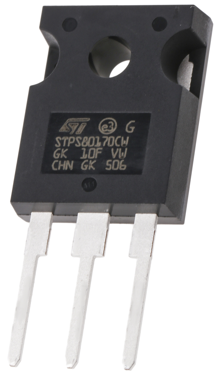 STMicroelectronics 170 V 80 A Diode Schottky 3-Pin TO-247