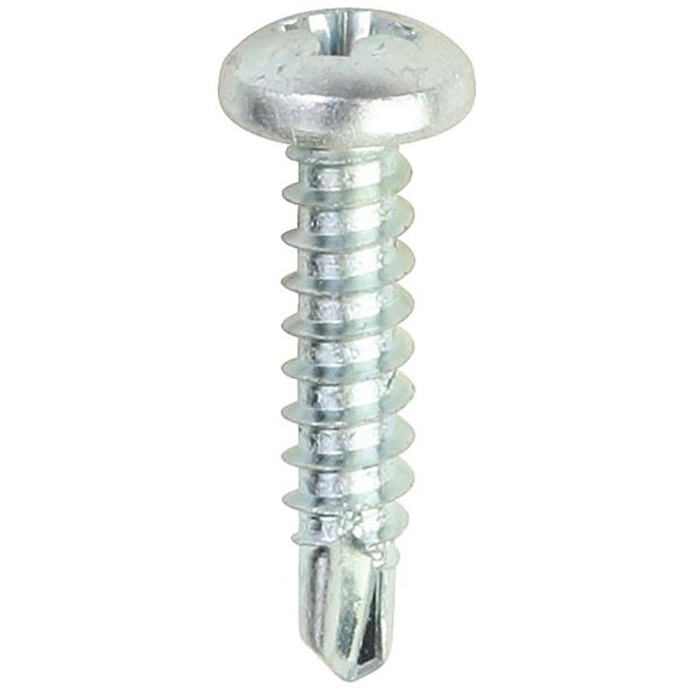 RS PRO Zinc Plated Steel Self Drilling Screw #12 x 1 1/4in Long