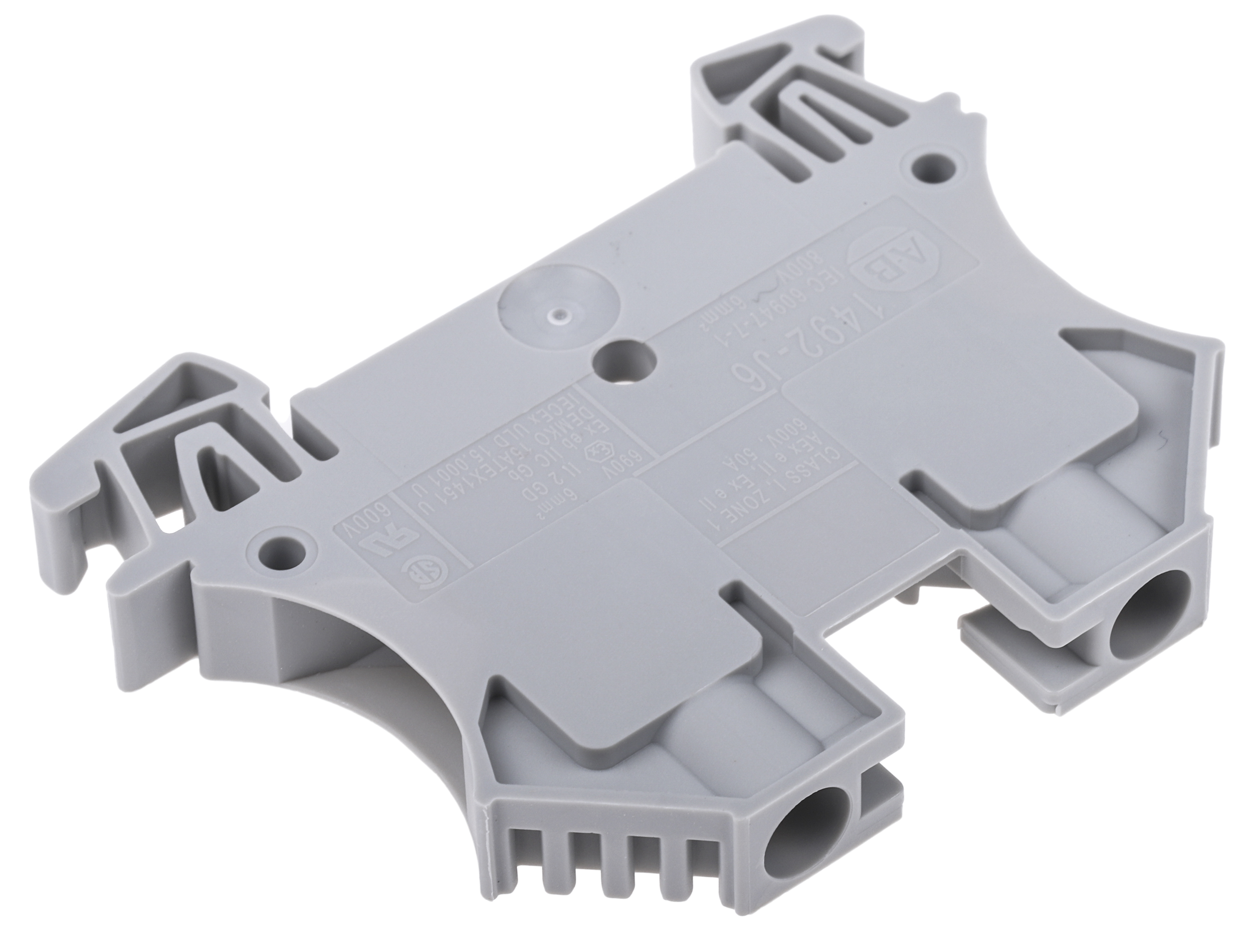 Allen Bradley 1492 Series Screw Terminal, 2-Way, 50A, 22 → 8 AWG Wire, Screw Cage Termination