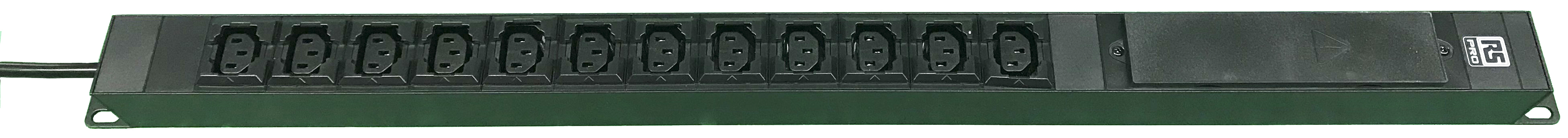 RS PRO IEC C13 12 Gang Power Distribution Unit, 3m Cable, 13A, 250 V ac