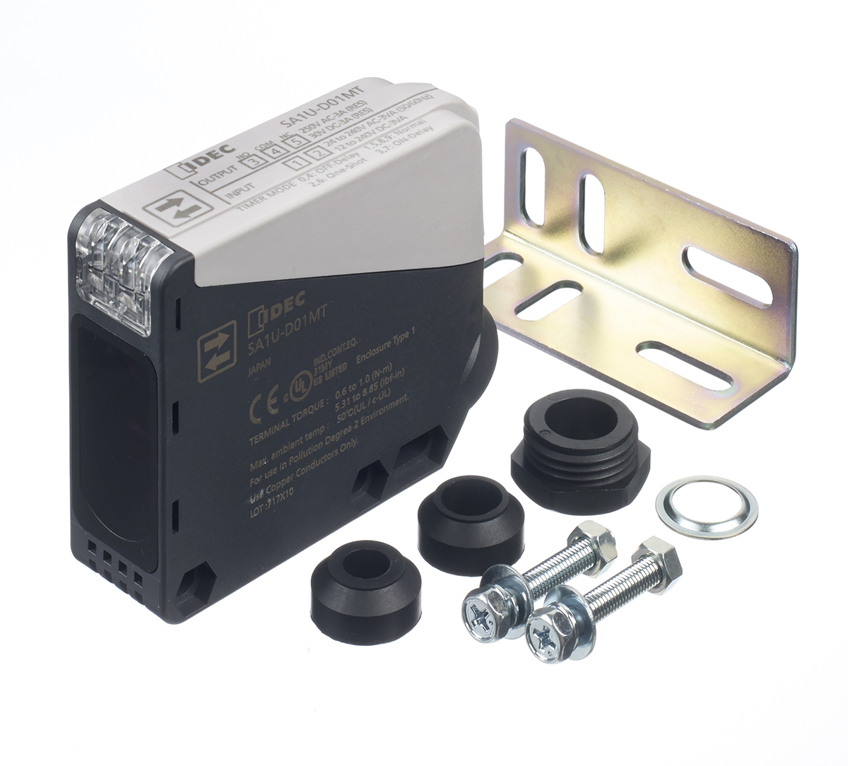 Idec Diffuse Photoelectric Sensor, Block Sensor, 1 m Detection Range