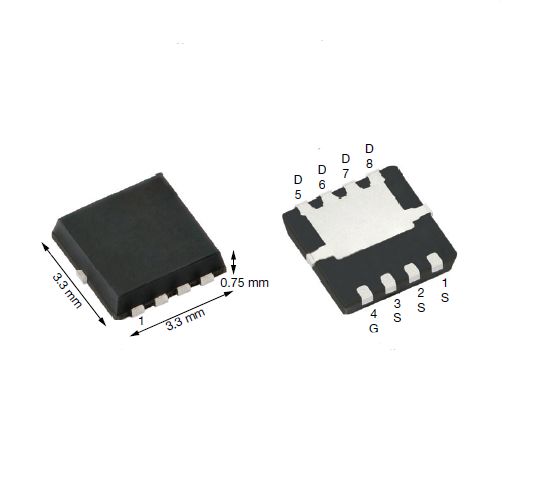 Vishay SiSA14BDN Type N-Channel MOSFET, 72 A, 30 V, 8-Pin PowerPAK 1212-8PT SISA14BDN-T1-GE3